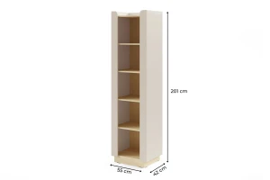 SOVI 02 kinderkast 55 cm breed, met 4 legplanken, Scandinavisch design Kinder Meubels 24