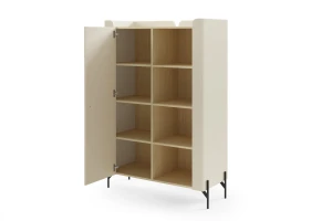 SOVI 03 kinderkast 100 cm breed, met kastvak en open vakken Kinder Meubels 24