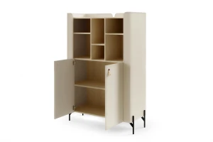 SOVI 04 kinderkast 100 cm breed, met kastvakken en open vakken Kinder Meubels 24