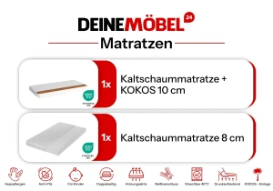 TIMI 90x200 wit + eiken kinderbed, uitschuifbed met lades Kinder Meubels 24