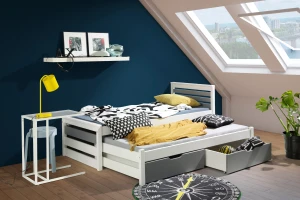 CATRIN kinderbed, uitschuifbed met lades Kinder Meubels 24