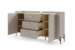 SOVI 05 commode 180 cm breed, met 2 kastvakken en 3 lades Kinder Meubels 24