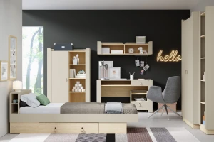 SOVI 07 commode 100 cm breed, dressoir met 2 kastvakken en legplanken Kinder Meubels 24