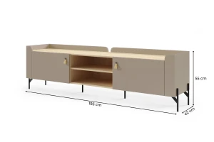 SOVI 08 TV-meubel 195 cm breed, TV-kast, Scandinavisch design Kinder Meubels 24