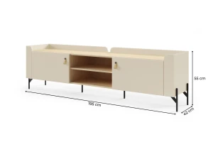 SOVI 08 TV-meubel 195 cm breed, TV-kast, Scandinavisch design Kinder Meubels 24