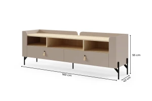 SOVI 08 TV-meubel 195 cm breed, TV-kast, Scandinavisch design Kinder Meubels 24