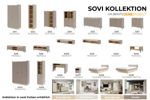 SOVI 08 TV-meubel 195 cm breed, TV-kast, Scandinavisch design Kinder Meubels 24