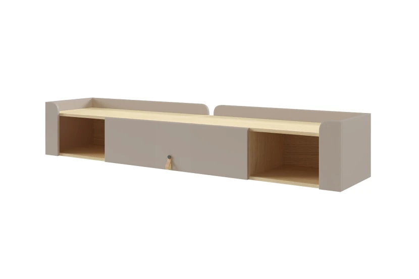 SOVI 10 hangkast 180 cm breed, wandrek met klepvak en open vakken Kinder Meubels 24