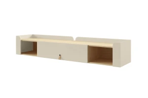 SOVI 10 hangkast 180 cm breed, wandrek met klepvak en open vakken Kinder Meubels 24