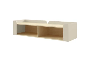 SOVI 12 hangrek 130 cm breed, hangkast, wandrek, Scandinavisch design Kinder Meubels 24
