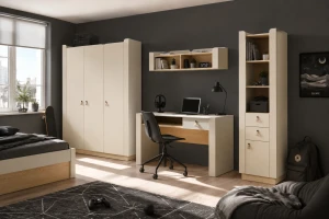 SOVI B tienerkamerset, kinderkamerset, 6-delig, Scandinavisch design Kinder Meubels 24