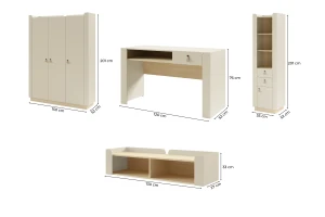 SOVI C tienerkamerset, kinderkamerset, SOVI-collectie Kinder Meubels 24