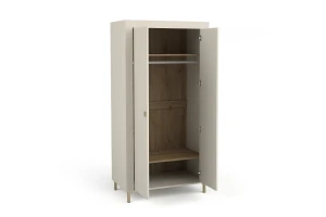 MONI 01 kledingkast, draaideurkast 97 cm breed Kinder Meubels 24