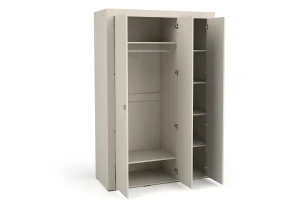 MONI 02 kledingkast, draaideurkast 137 cm breed Kinder Meubels 24