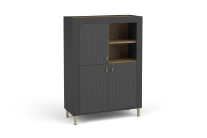 MONI 05 commode, dressoir 97 cm breed, 3-deurs Kinder Meubels 24