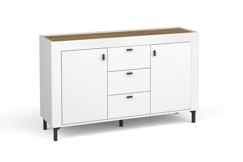 MONI 06 commode, dressoir met 2 deuren en 3 lades, 137,3 cm breed Kinder Meubels 24