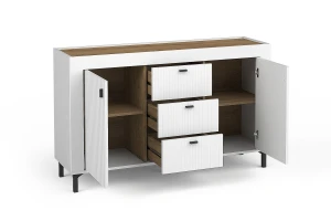 MONI 06 commode, dressoir met 2 deuren en 3 lades, 137,3 cm breed Kinder Meubels 24
