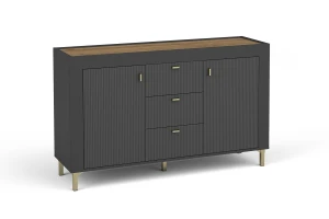 MONI 06 commode, dressoir met 2 deuren en 3 lades, 137,3 cm breed Kinder Meubels 24