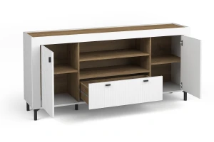 MONI 07 commode, dressoir met 2 deuren en 1 lade, 177,2 cm breed Kinder Meubels 24