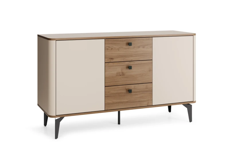 AURO 04 commode, dressoir met 3 lades, 2 deuren & legplanken, AURO-collectie Kinder Meubels 24