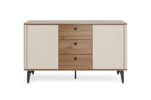 AURO 04 commode, dressoir met 3 lades, 2 deuren & legplanken, AURO-collectie Kinder Meubels 24