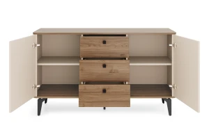 AURO 04 commode, dressoir met 3 lades, 2 deuren & legplanken, AURO-collectie Kinder Meubels 24
