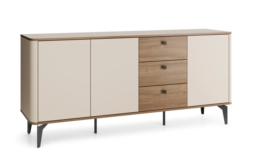 AURO 05 commode, dressoir met 3 lades, 2 deuren & legplanken, AURO-collectie Kinder Meubels 24