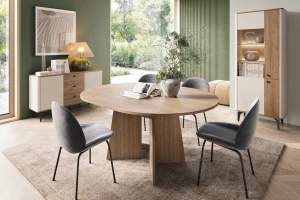 AURO 07 salontafel, ronde woonkamertafel, sofatafel, B/H/D: 75,4x 47x75,4 cm, AURO-collectie Kinder Meubels 24