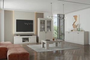 FARO TV-lowboard 173 cm breed in kasjmier, FARO-collectie Kinder Meubels 24