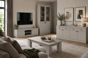 FARO TV-lowboard 173 cm breed in kasjmier, FARO-collectie Kinder Meubels 24