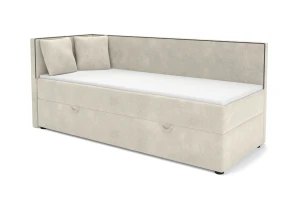 GINA boxspringbed, daybed met opbergruimte BOUCLÉ-LOOK Kinder Meubels 24