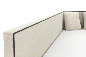 GINA boxspringbed, daybed met opbergruimte BOUCLÉ-LOOK Kinder Meubels 24