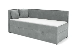 GINA boxspringbed, daybed met opbergruimte BOUCLÉ-LOOK Kinder Meubels 24
