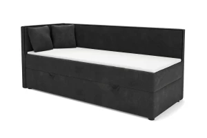 GINA boxspringbed, daybed met opbergruimte BOUCLÉ-LOOK Kinder Meubels 24