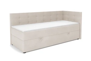 FAVIO boxspringbed, daybed met opbergruimte VELOURSLOOK Kinder Meubels 24