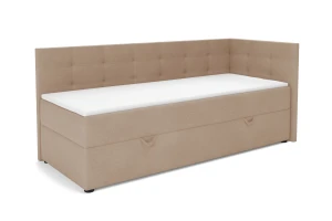 FAVIO boxspringbed, daybed met opbergruimte VELOURSLOOK Kinder Meubels 24