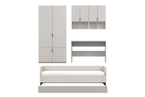 MANO C tienerkamerset kinderkamerset met bed 90x200 cm en uitschuifbed Kinder Meubels 24