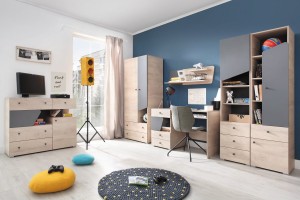 DARLA C Kinderkamer Set met Bureau Kinder Meubels 24