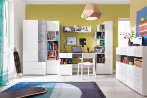 SIMON F Kinderkamer Set met Plank Kinder Meubels 24