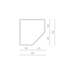 SIMON S02 Kledingkast 90 cm Kinder Meubels 24