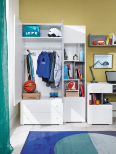 Simon S03 Kledingkast  80 cm Kinder Meubels 24