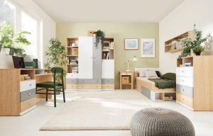 POKO 1 Kinderkamer Set met Bureau Kinder Meubels 24