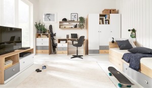 POKO 2 Kinderkamer Set met TV-meubel Kinder Meubels 24