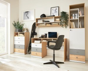 POKO 5 Kinderkamer Set met Hangplank Kinder Meubels 24