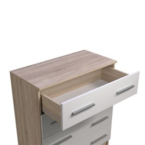 TOBBI 5 Kinderkamer Set wit mat Kinder Meubels 24