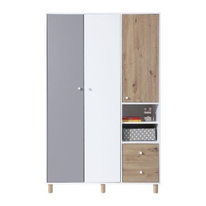 FELIX 01 Kledingkast 120 cm Kinder Meubels 24
