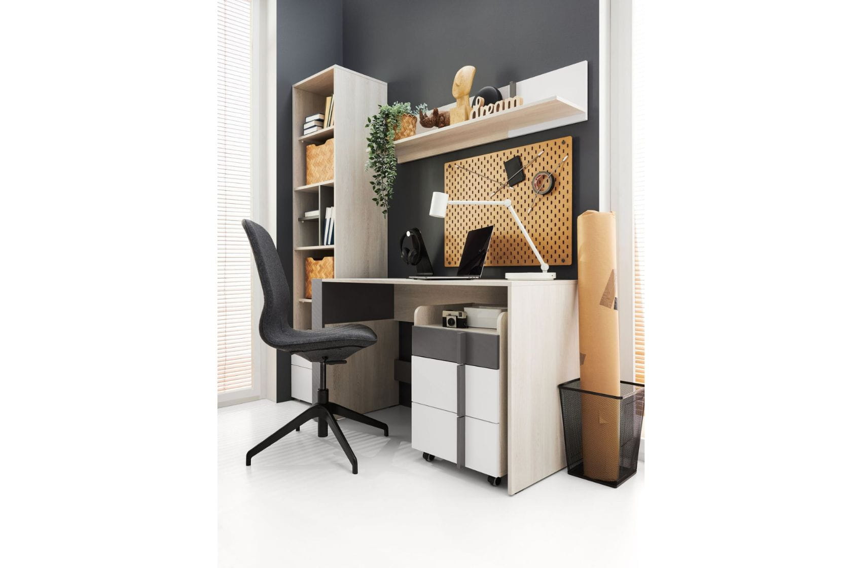 REM0 01 Kinderkamer Set met Boekenplank Kinder Meubels 24