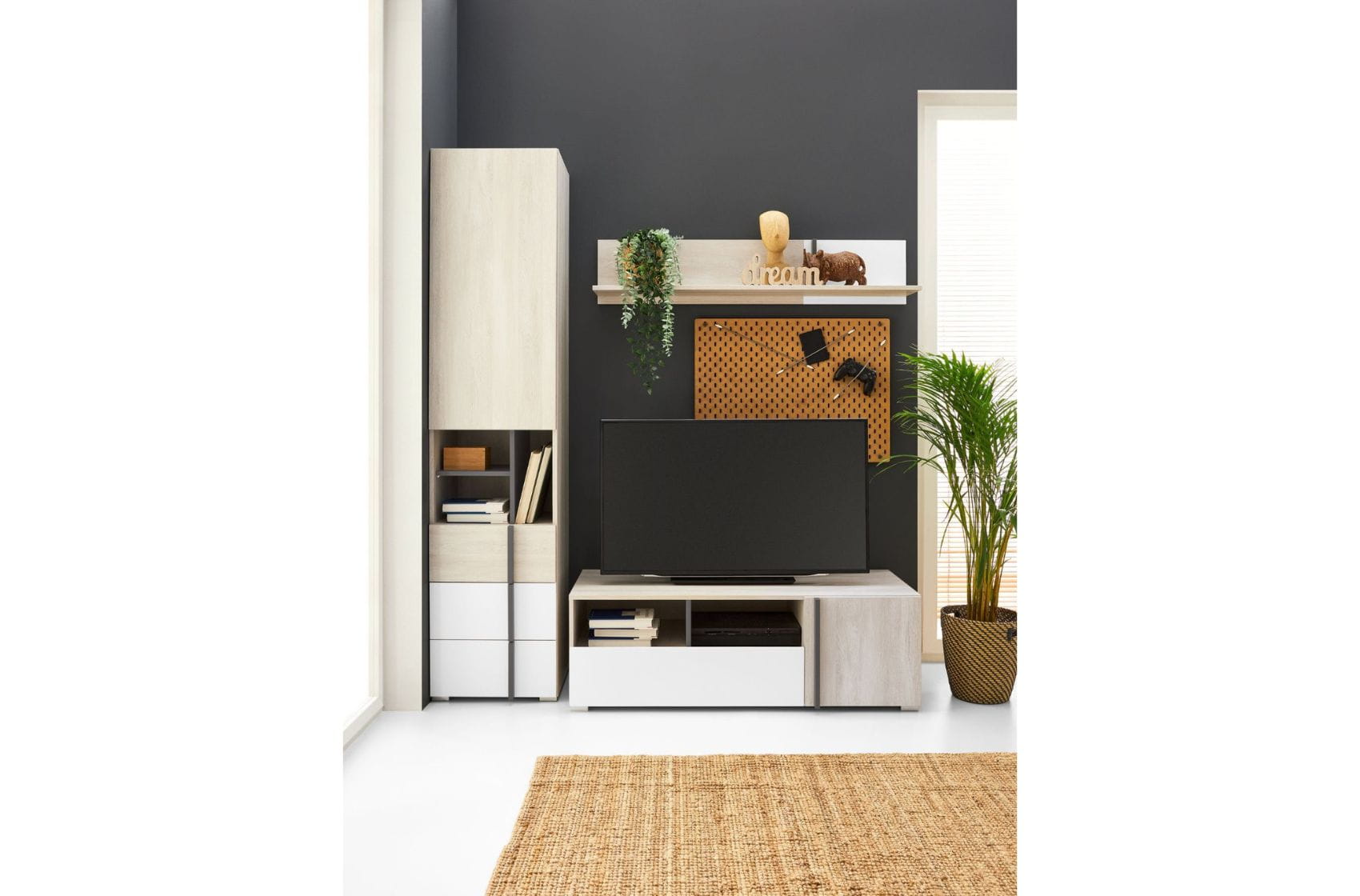 REM0 03 Kinderkamer Set met TV-meubel Kinder Meubels 24