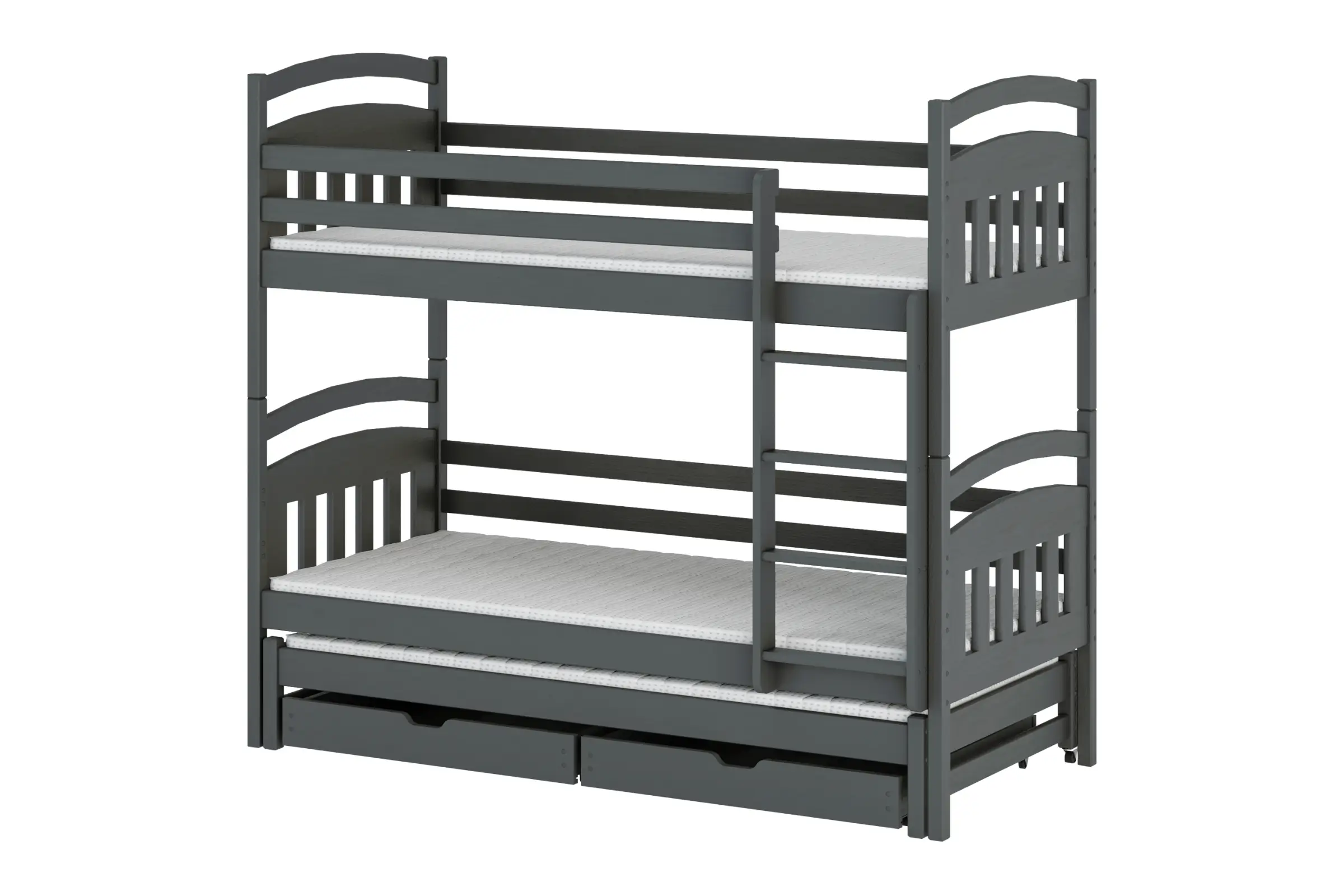 ALAN 90x200 Grafiet Stapelbed Kinder Meubels