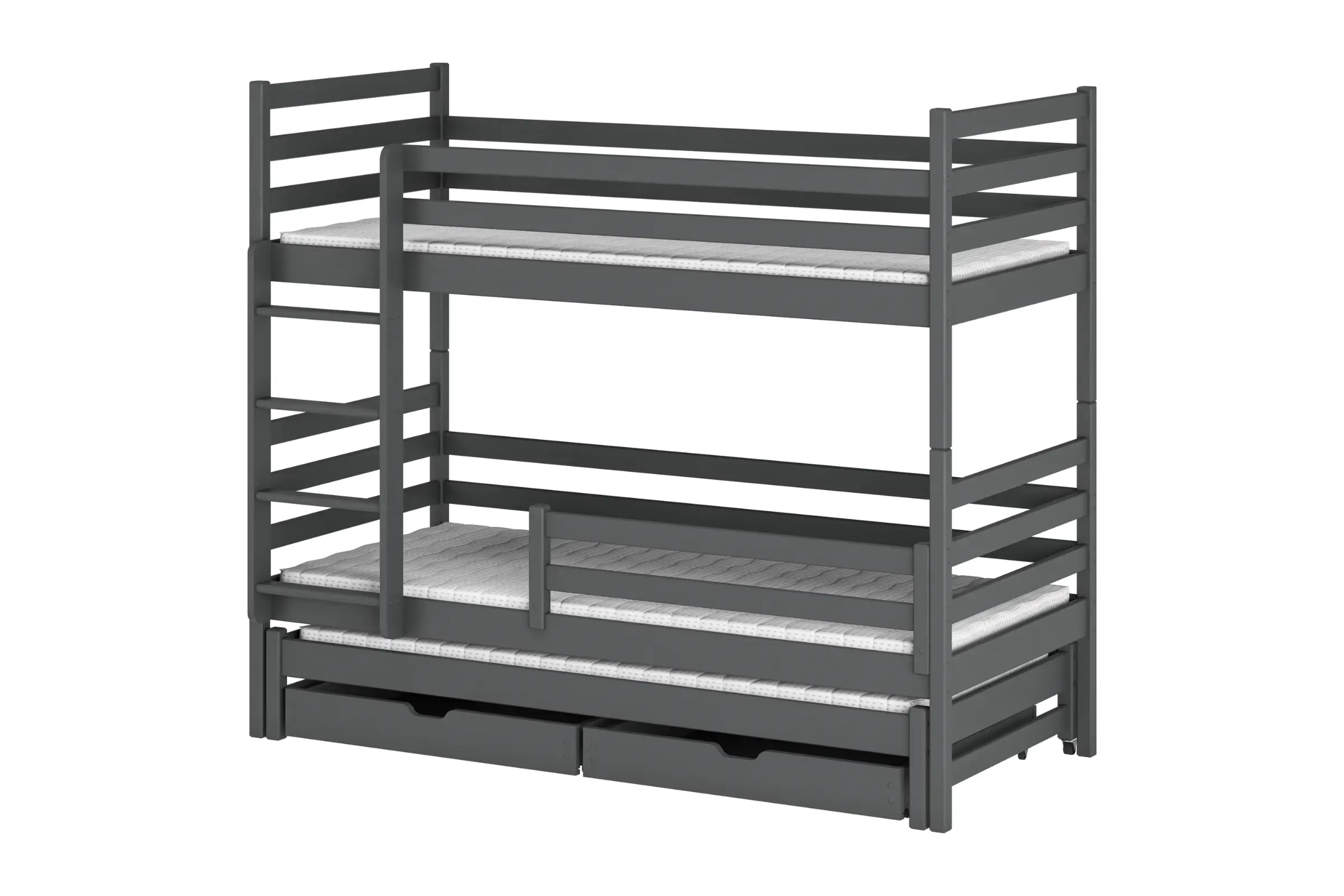 LEON 90x200 Grafiet Stapelbed Kinder Meubels